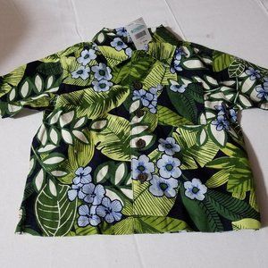 Gymboree Vintage 2004 Costa Rica 12-18 month NWT short sleeve shirt with pocket.